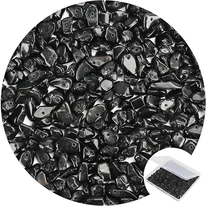 456 PCs Natural Chip Stone Beads, 5-8mm Irregular Multicolor Gemstones Loose by BONNY+BOXX