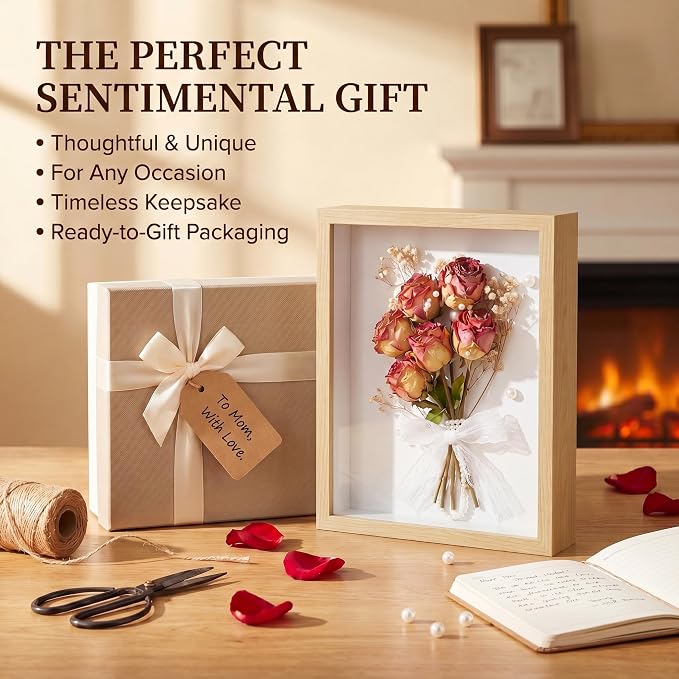 3 Pcs 8x10 Inch Shadow Box Frames Acrylic, Shadow Box Frame Display Cases - Image 7