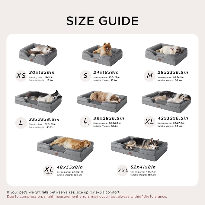 Bedsure Orthopedic Dog Beds for Small Dogs - Image 6