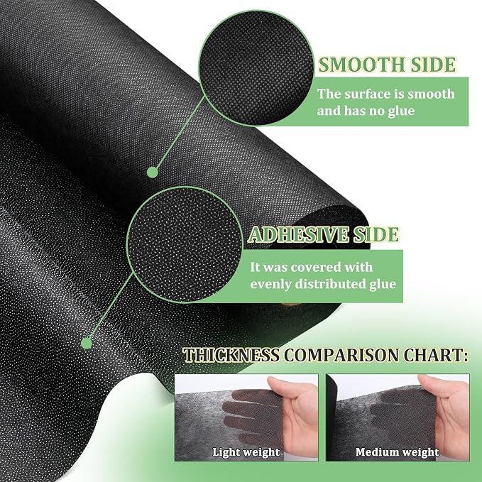 17" x 30yd Medium Weight Interfacing Fabric - Image 3