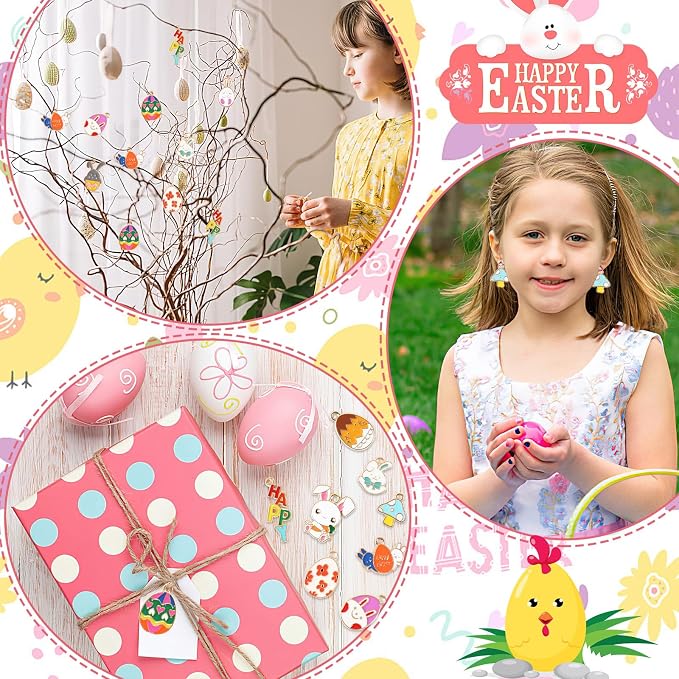SANNIX 350pc Easter Charms for Jewelry Making - Image 7