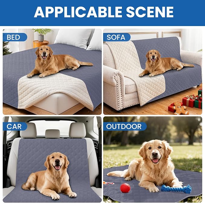 Waterproof Dog Blanket, Non-Slip Soft Pet Bed Cover, Couch Cover - Image 5