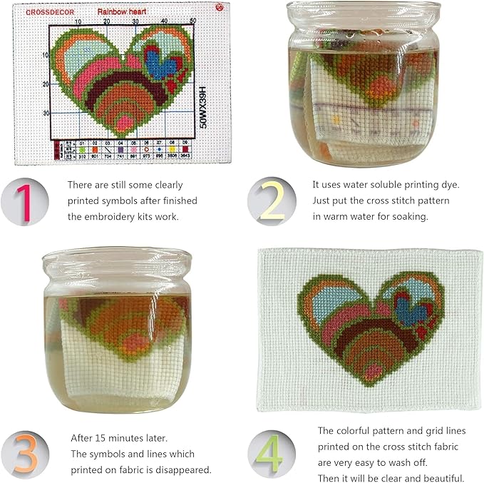 Gnome Cross Stitch Kits for Adults Beginner, Home Counted Cross Stitch Kits - Image 7