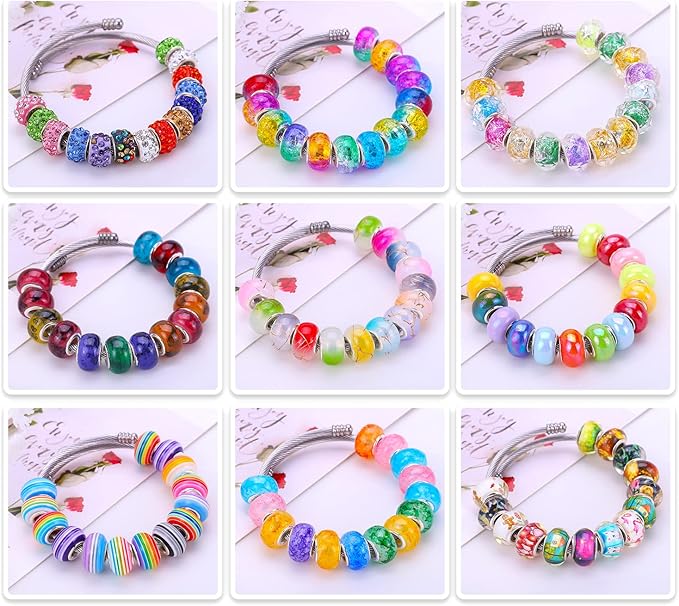 European Large Hole Spacer Charm Beads - Image 7