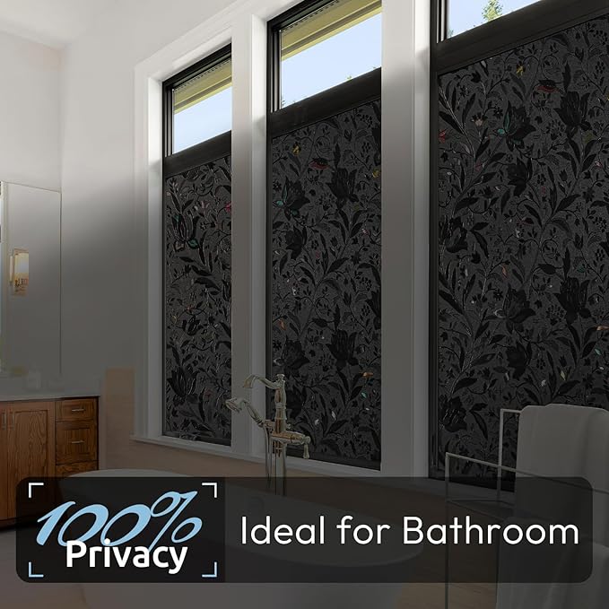 rabbitgoo Total Blackout Window Film, 35.4" x 78.7" | Sun Blocking Light Blocker - Image 5