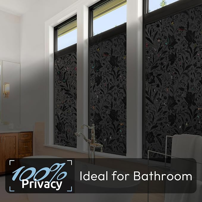 rabbitgoo Total Blackout Window Film, 23.6" x 157.4" | Sun Blocking Light - Image 5