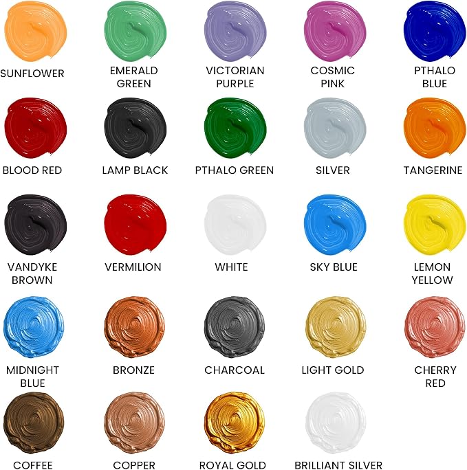 BLUEBIRD Fabric Paint, Vandyke Brown, 16.9 Fl Oz, Permanent Fabric Paints - Image 2