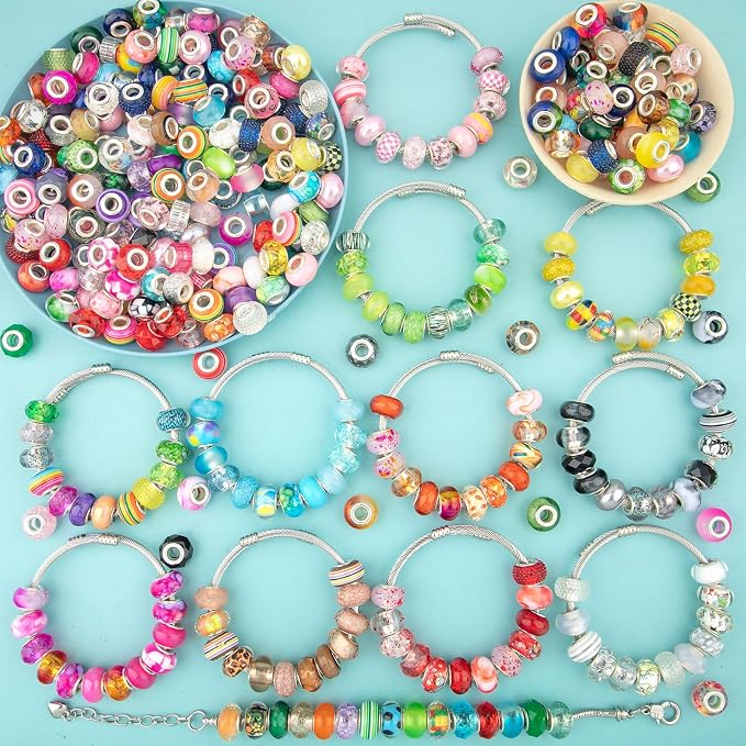 500 Pcs European Large Hole Beads - Image 6