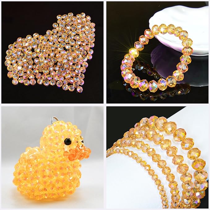 800Pcs 4/6/8/10mm Crystal Glass Beads - Image 5