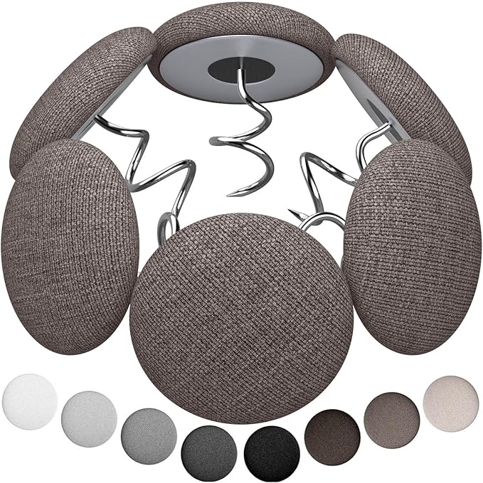 Linen Fabric-Covered Twist Pins - 8 Colors Upholstery Pins & Bed Skirt Pins -Used to Secure Sofa Cushion, Armrest Covers, Furniture & Bed Skir(12, Brown)