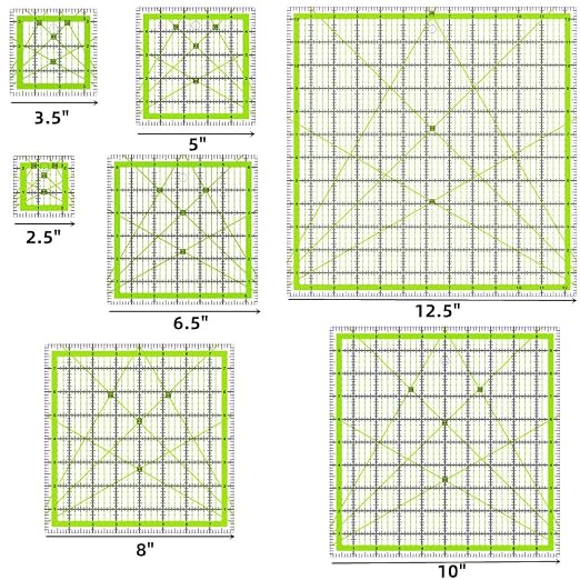 Quilting Rulers, 7 Square Quilting Ruler - Image 5