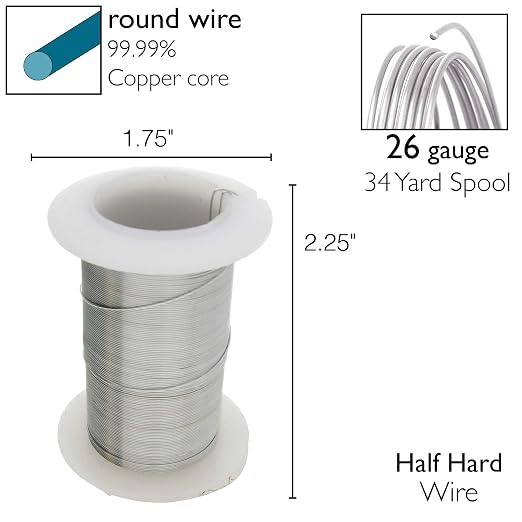 The Beadsmith Wire Elements 26-Gauge Lacquered Tarnish-Resistant Copper Wire - Image 4