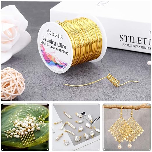 anezus 20 Gauge Jewelry Wire, 28 Yards Craft Wire Tarnish Resistant Copper - Image 6