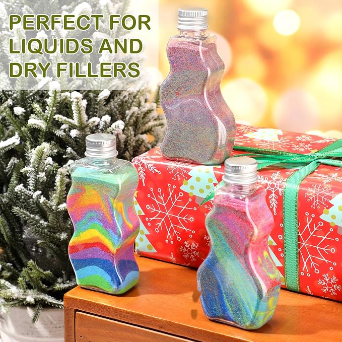 Mumufy 60 Pcs Plastic Sand Art Bottles - Image 5
