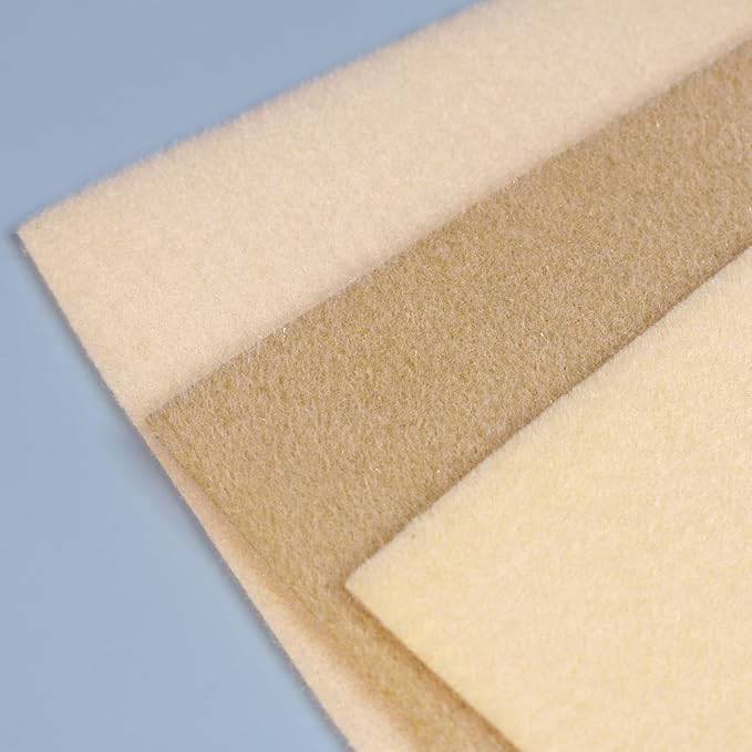 The Beadsmith Beading Mats Set – Double-Sided Stringing Work Mats, 3-Pack, 11"x14" Each, Washable, Wrinkle-Free, Soft Foam-Like Texture