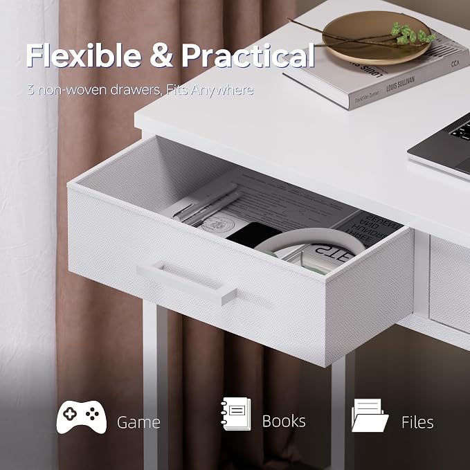 Pamray 47 Inch Small Computer Desk - Image 5