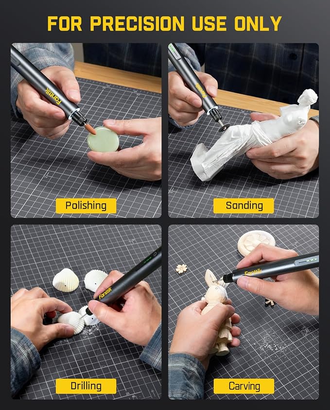 Fanttik F2 Master Mini Cordless Rotary Tool Kit, NeoPulse Motor, 5 Speed - Image 7