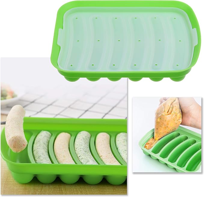 Kare & Kind 2x Silicone Sausage Molds - Image 7