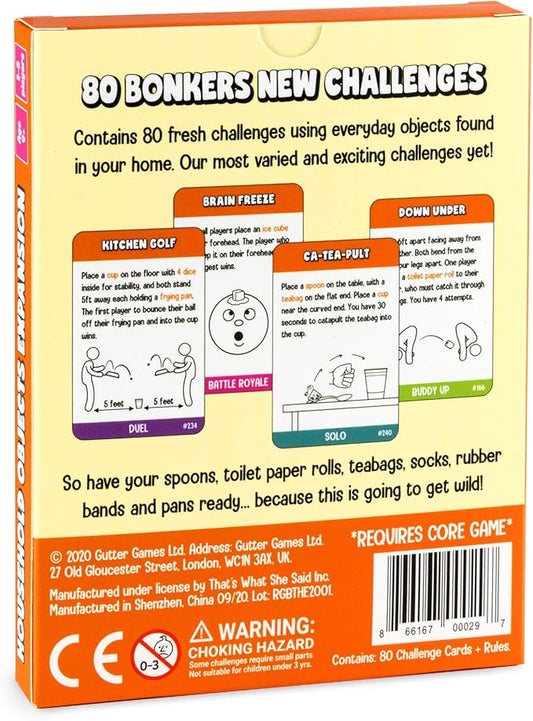 Gutter Games Beat That! Game Household Objects Expansion [Family Party Game for Kids & Adults]