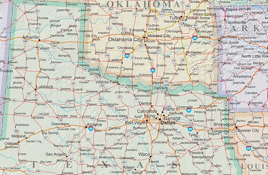 24x36 United States, USA US Executive Wall Map Poster Mural (24x36 Laminated)