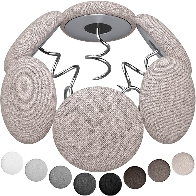 Linen Fabric-Covered Twist Pins - 8 Colors Upholstery Pins & Bed Skirt Pins -Used to Secure Sofa Cushion, Armrest Covers, Furniture & Bed Skir(12, Light Brown)