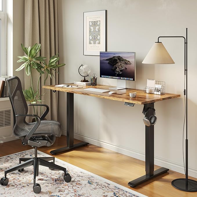 Agilestic Electric Standing Desk, 40 x 24 Inches Height Adjustable Desk - Image 2