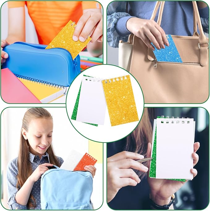 24 Pack Mini Notebooks Party Favor Small Spiral Journal Notepads - Image 5