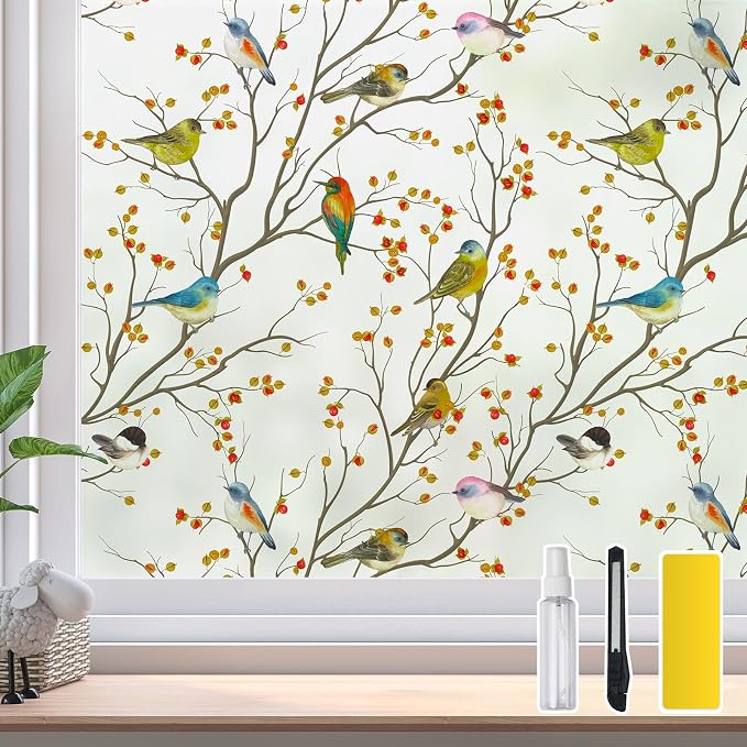 DKTIE Stained Glass Window Film by Dktie