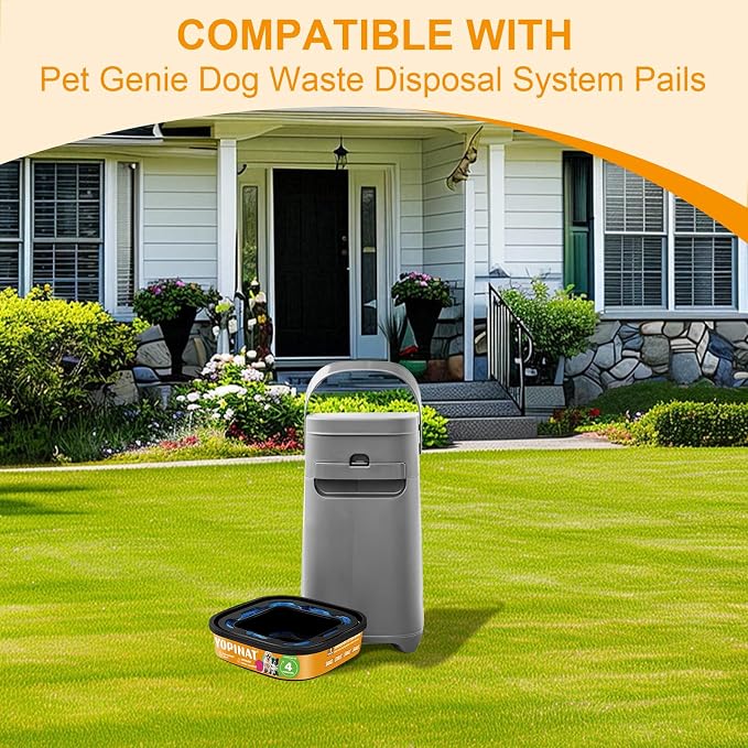 2 IN 1 Genie Refill Bags for Dog Cat 4 Pack - Image 3