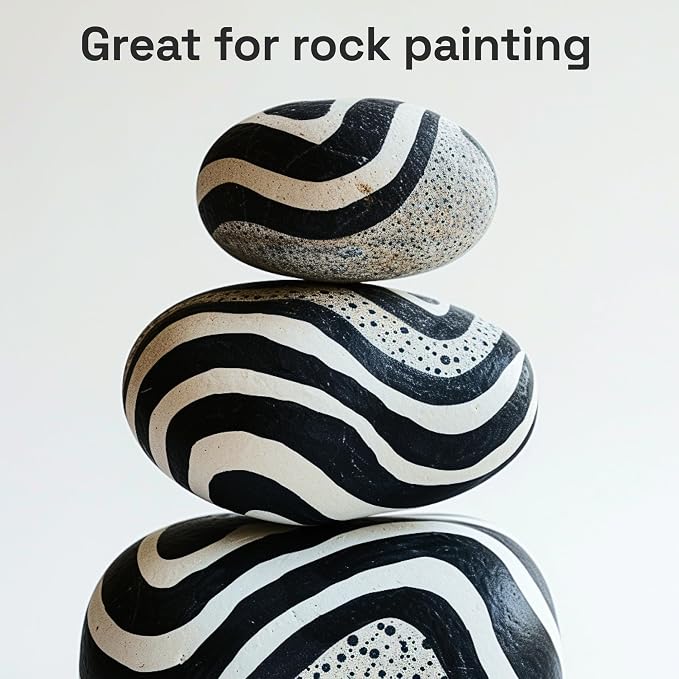 ARTISTRO 5 Black Paint Pen for Rock, Painting - Image 7