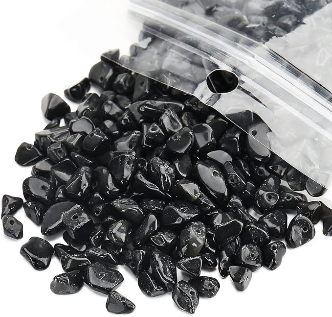 456 PCs Natural Chip Stone Beads, 5-8mm Irregular Multicolor Gemstones Loose - Image 2