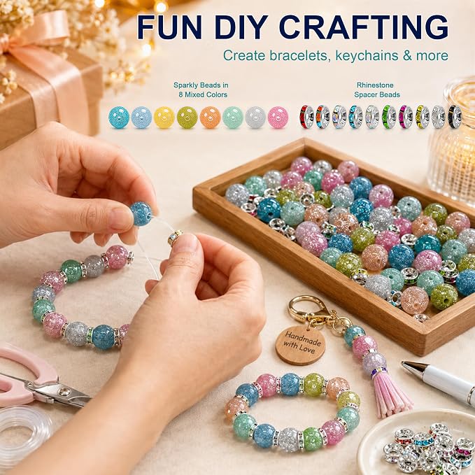250 Pcs Beads for Pens - 16mm Focal Beads for Beadable Pens - Image 3