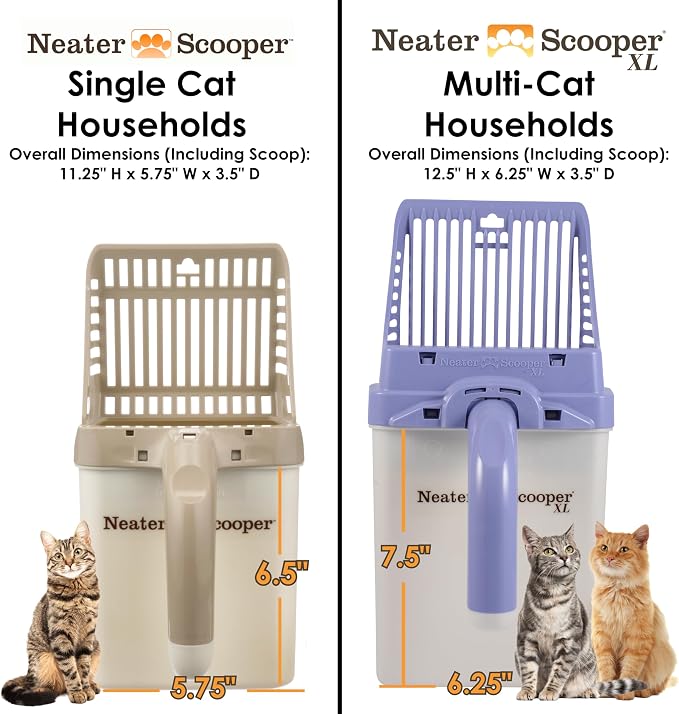 Neater Pet Brands Neater Scooper Standard Cat Litter Scoop, 195 Refill Bags – - Image 5