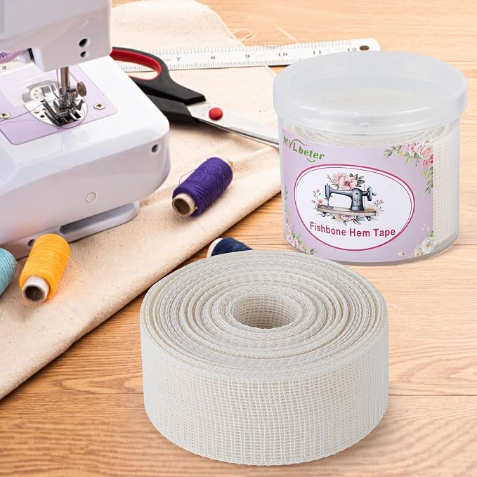 10 Yards Fishbone Tape for Sewing Banroll Tape for Sewing Narrow Hem Sewing - Image 7