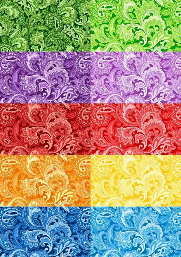 8"x8" 50pcs Cotton Fabric Squares - Image 5