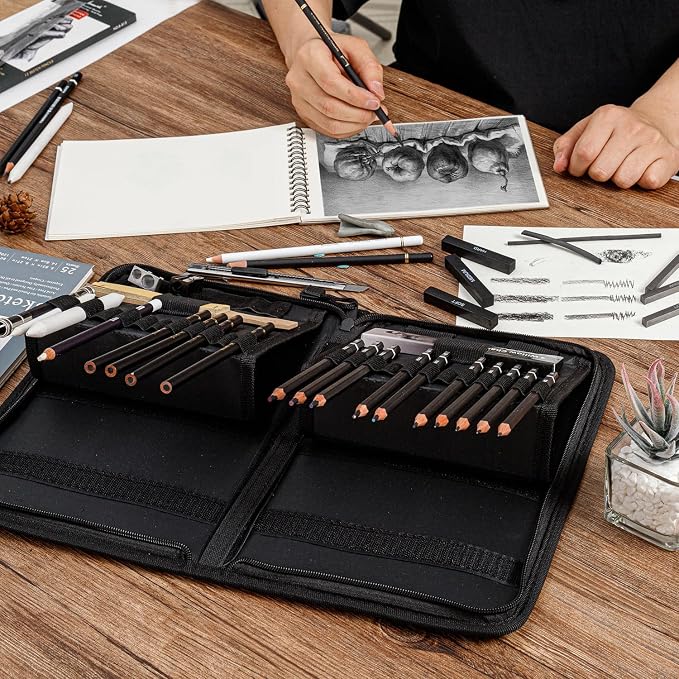 Brusarth 42 Pack Drawing Set Sketching Kit, Pro Art Sketch Supplies - Image 7