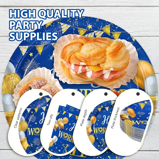 168Pcs Work Anniversary Party Supplies - Image 6