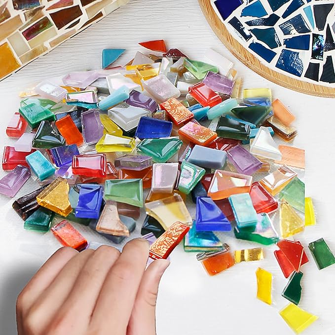 LITMIND Irregular Crystal Glass Mosaic Tiles - Image 2