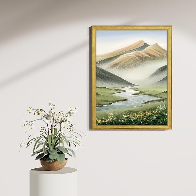 Vittanly 2-Pack 18x24 Poster Frames, Ornate Vintage Wall Mount Frames, Holds - Image 3