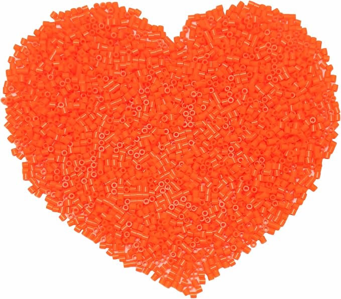 1000 Pcs Beads Fuse Beads - 5mm Orange Melting Beads by Yowamho