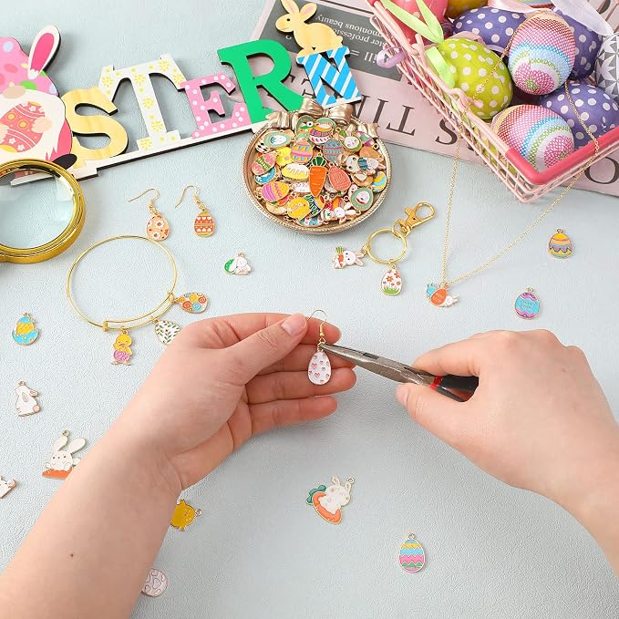 SANNIX 110Pcs Easter Charms, Easter Charms - Image 4