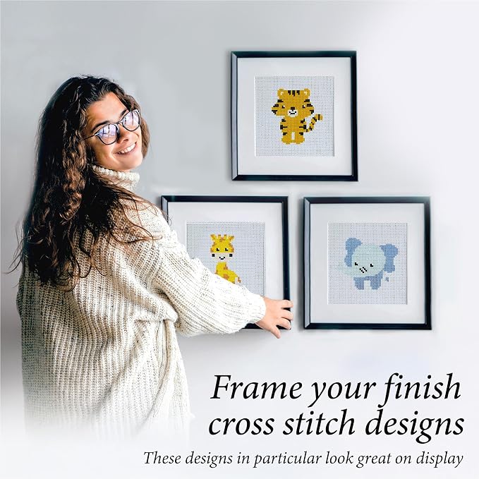 Kraftex Floral Stamped Cross Stitch Kits - Image 5