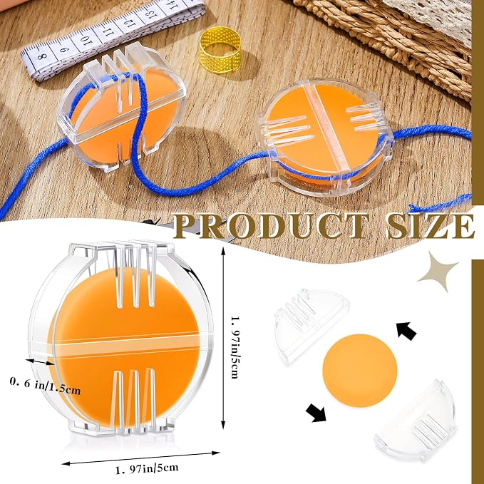 Maitys 2 Pcs Thread Wax Thread Conditioner Beeswax - Image 2