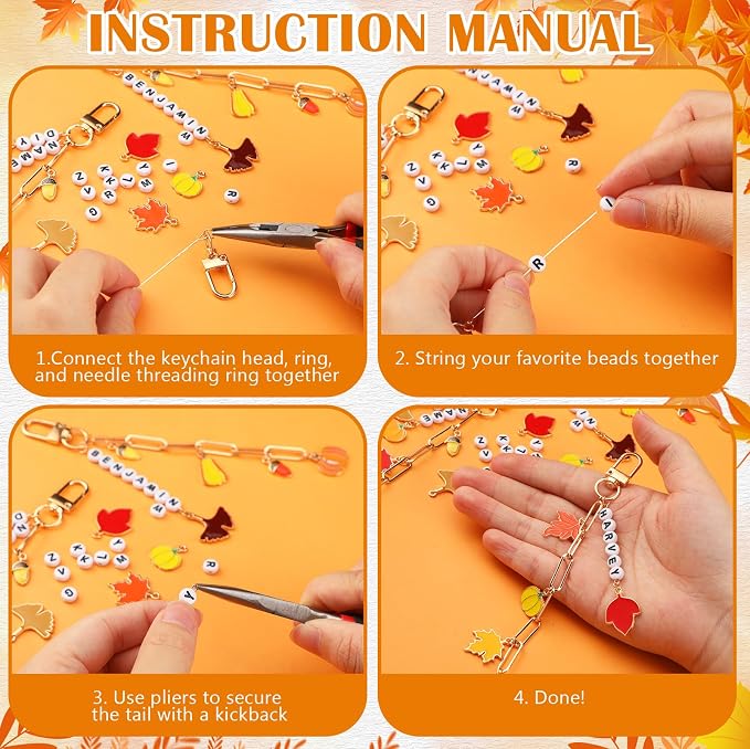 CraftyDream 558 Pcs Fall Charms - Image 3
