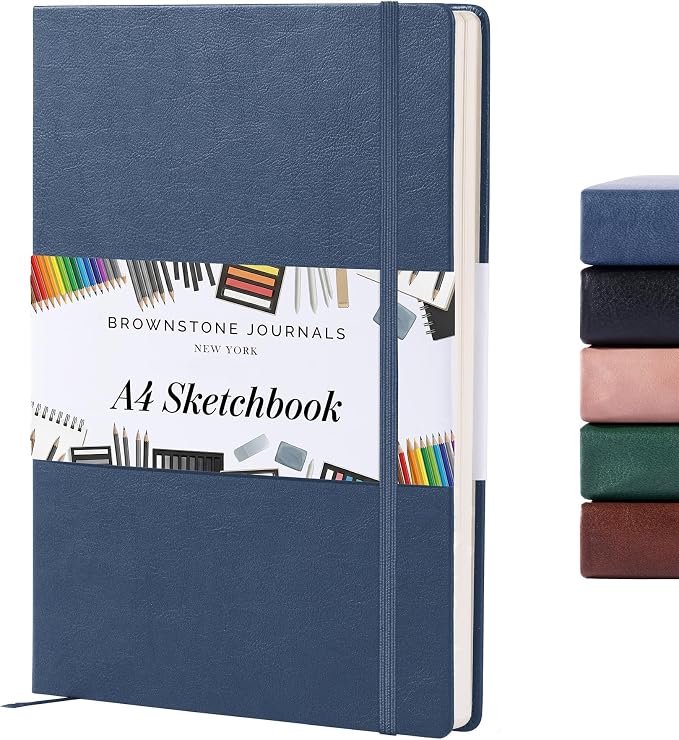 BROWNSTONE JOURNALS A4 Sketch Book Hardcover by Unknown