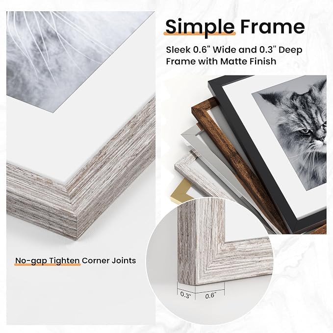 Venusmiles 15 Pack Picture Frames Collage Wall Decor, Gallery Frame Set - Image 5