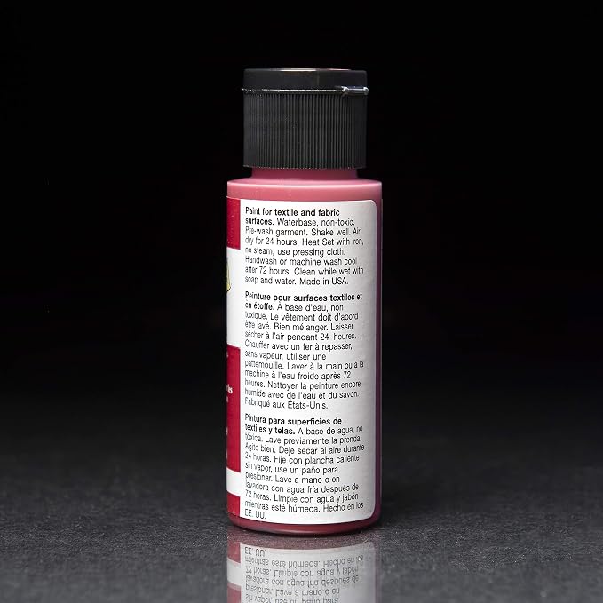 FolkArt Brush on Fabric Acrylic Paint Beginner Set - Image 6