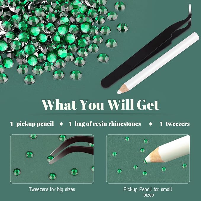 1500PCS 6mm Resin Rhinestones Bulk - Image 7