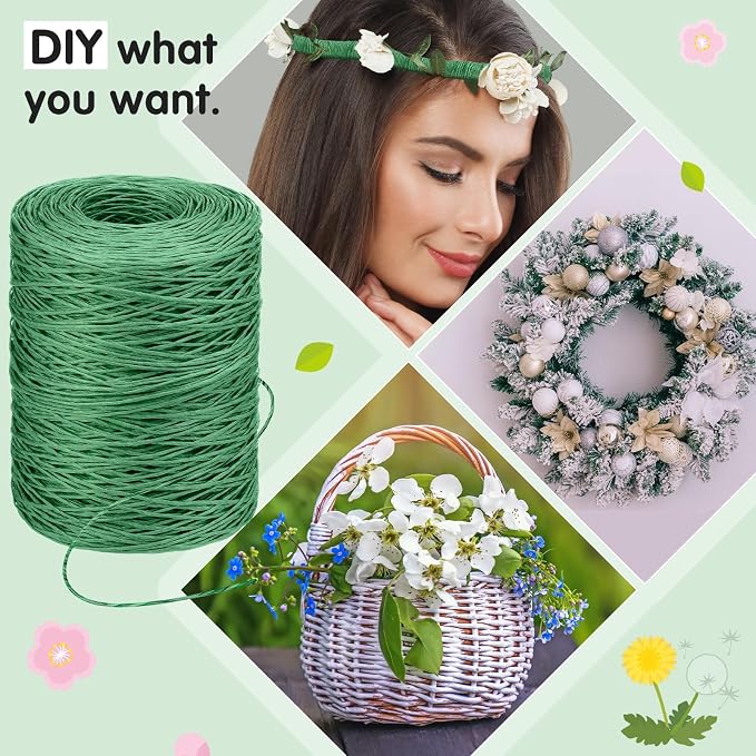 Syhood 673 Feet Floral Vine Bind Wire Rustic Wrapping Wire - Image 6