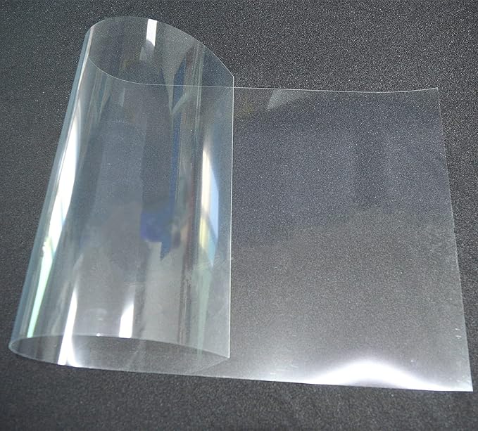 BANLTRE 5 Pack 24" x 24" 10mil/0.25mm Thick Clear Blank Stencil Sheet for Cutting,Craft Plastic Sheets (24" x 24" / 10mil)